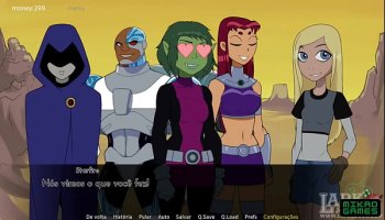 Teen titans ep  Conhecendo Terra a Novinha Loira