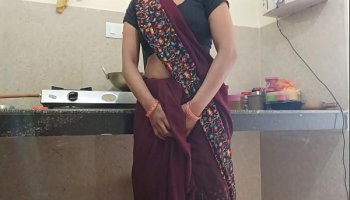 Naughty Indian Bhabhi Gets Fucked Hard In Kitchen